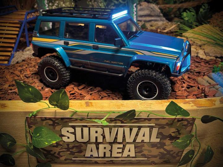 Image du produit Absima 1:10 PATROL CR4.4 Light blue (RTR Prêt à fonctionner)