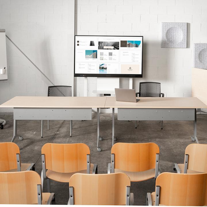 Actual product image Rocada 4 visitor chairs 974VE beech wood
