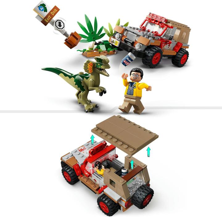 Produktbild LEGO Hinterhalt des Dilophosaurus (76958, LEGO Jurassic World)