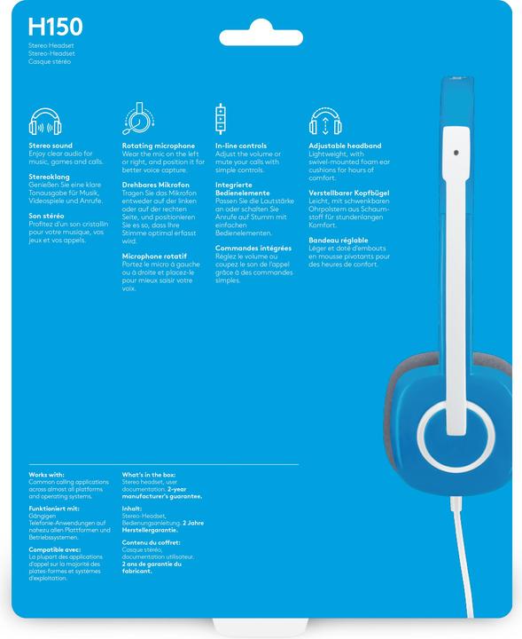 Produktbild Logitech Stereo Headset H150 (Kabelgebunden)