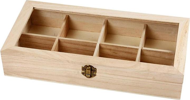 Produktbild Creativ Company Holzkiste mit Glasdeckel und Metallschliesse 1 Stück