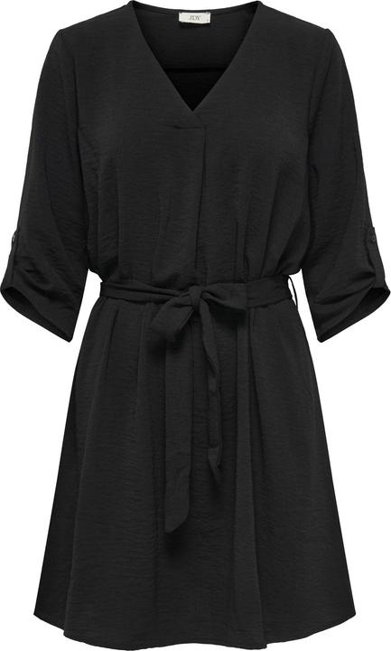 JdY Normal geschnitten V-Ausschnitt Voluminöser Armschnitt Kurzes Kleid Kleid
