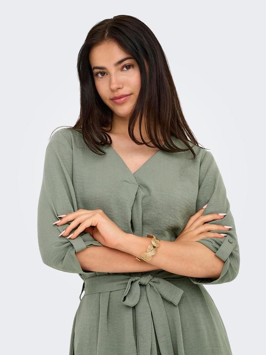 Produktbild JdY Normal geschnitten V-Ausschnitt Voluminöser Armschnitt Kurzes Kleid Kleid (XS)