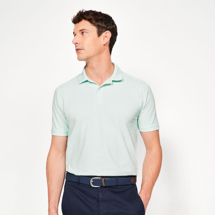 Inesis Herren Golf Poloshirt kurzarm - MW500 hellgrün (3XL)