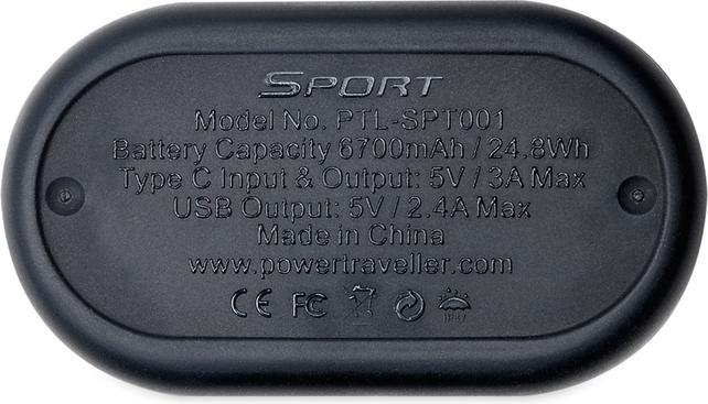 Actual product image Powertraveller Sport 25 (6700 mAh, 24.79 Wh)