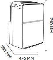 Produktbild Argo Klimagerät Orion Plus (30 m², 9212.78 BTU/h)