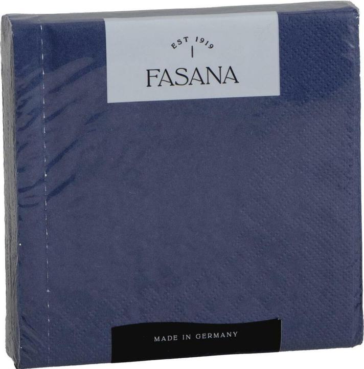 Produktbild Elco Cocktailservietten Uni, Blau, 24 x 24 cm, 20 Stück (20 x, 24 x 24 cm)