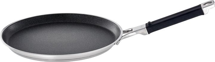 Rösle Silence PRO Crêpespfanne (28 cm, Poêle à crêpe, Acier inoxydable)