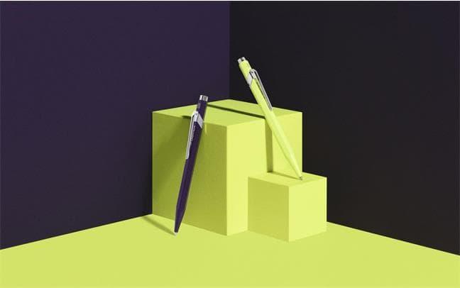 Actual product image Caran d'Ache Ball pen 849 (Neon yellow, 1 x)