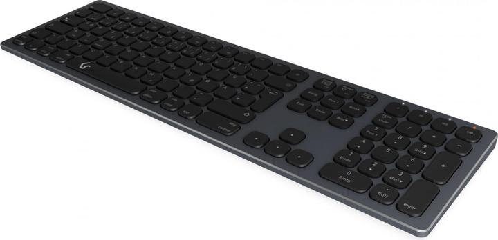 Image du produit KeySonic Clavier Full-Size en aluminium, Bluetooth® & RF, pour Win & macOS (DE, Sans fil)