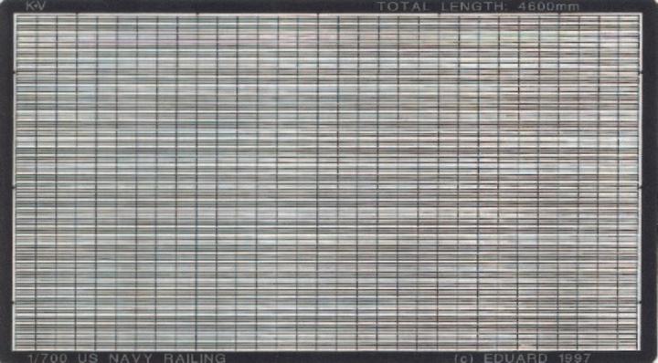 Actual product image Eduard US Navy Railing