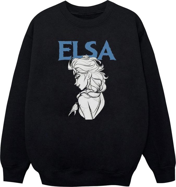 Disney Frozen Elsa Profile Sketch Sweatshirt Jungen