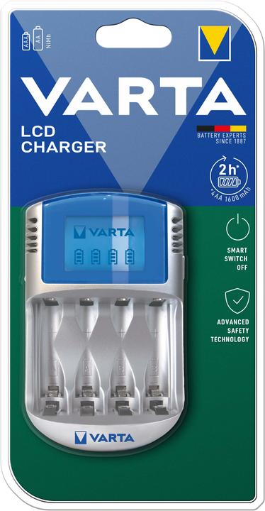 Immagine prodotto Varta LCD Charger (1 pz., AAA, AA, 2600 mAh, Caricabatterie senza batteria)