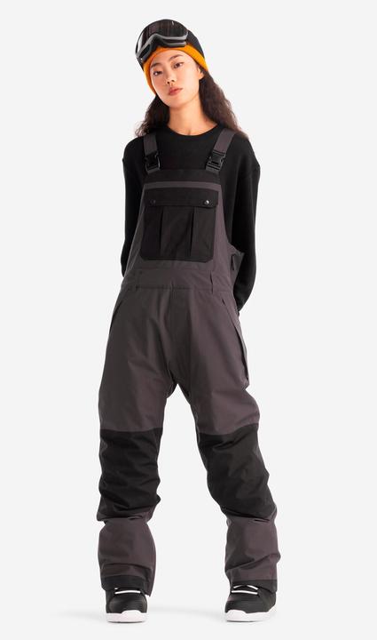 Actual product image Dreamscape Snowboard trousers dungarees adults waterproof - 500 black (L)