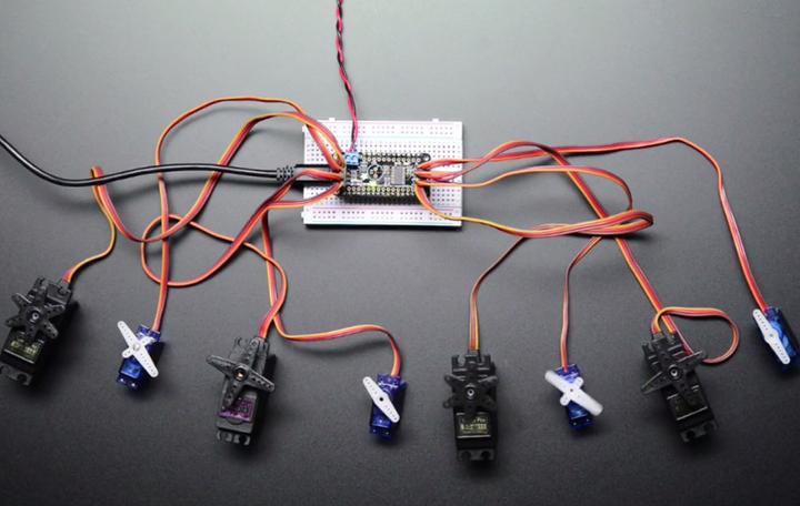 Actual product image Adafruit 8-Channel PWM or Servo FeatherWing (Various)