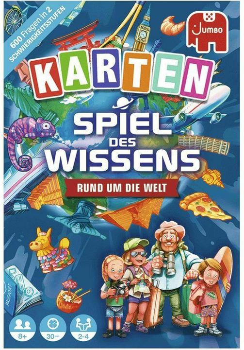 Image du produit Jumbo Jeu de connaissances Autour du monde Jeu de cartes (Allemand)