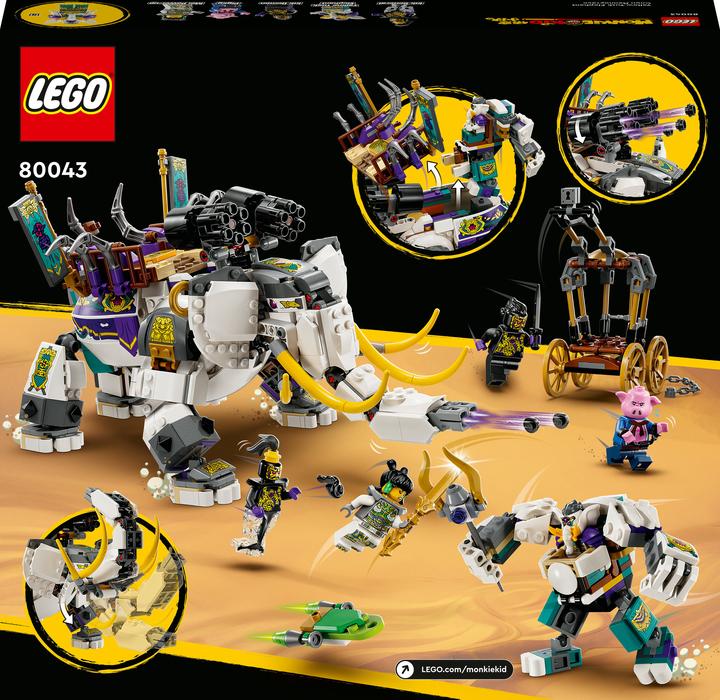 Produktbild LEGO Monkie Kid Yellow Tusk Elephant (80043, LEGO Monkie Kid)