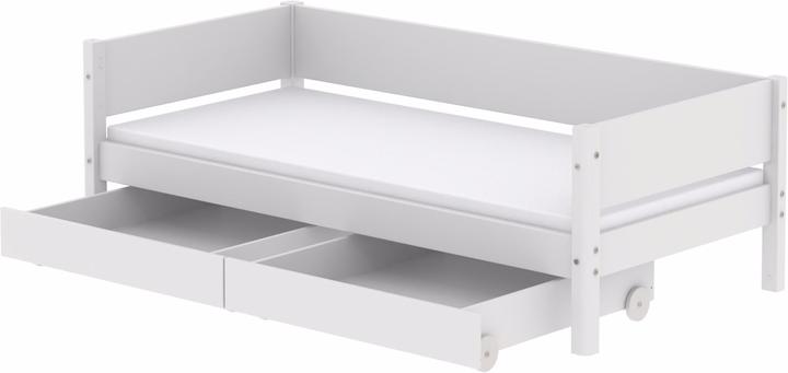Produktbild Flexa Bett White mit 2 Schubkasten (90 x 200 cm)