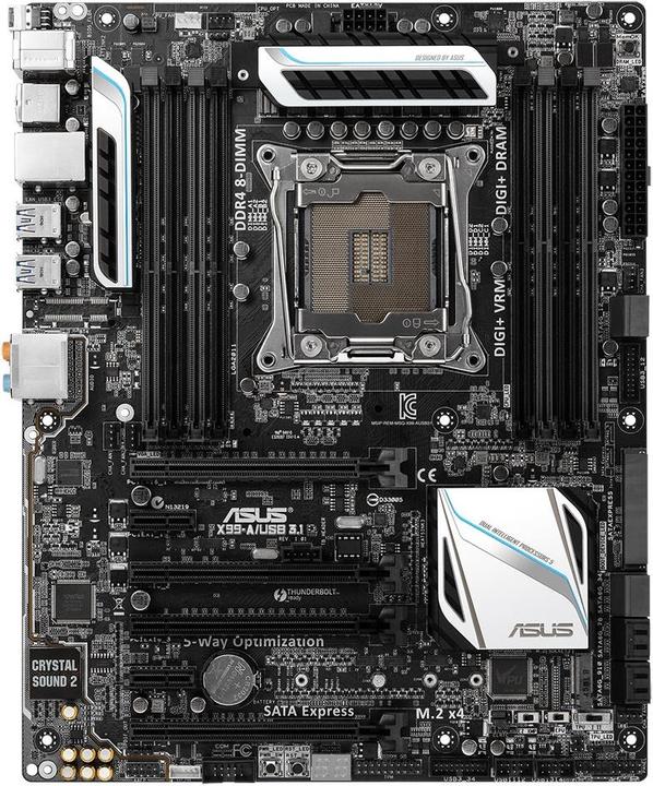 Produktbild ASUS X99-A/Usb 3.1 (LGA 2011-v3, Intel X99, ATX)