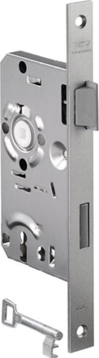 BKS Serrure à mortaiser 0215 BB 20/ 55/72/8 mm DIN droite argentée couronnée classe 1 plastique (Serrure à mortaise)
