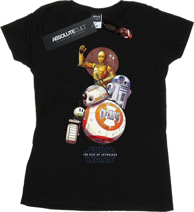 Star Wars The Rise Of Skywalker Droids Illustration TShirt (XL)