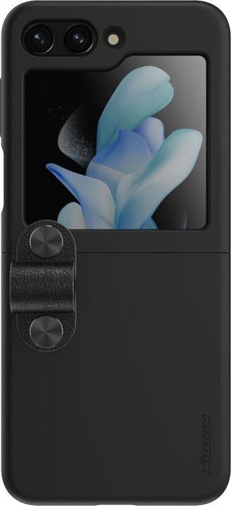 Actual product image Nillkin Flex Flip Case with Hanger and Stand for Samsung Galaxy Z Flip 5 - Black (Samsung Galaxy Z Flip5)