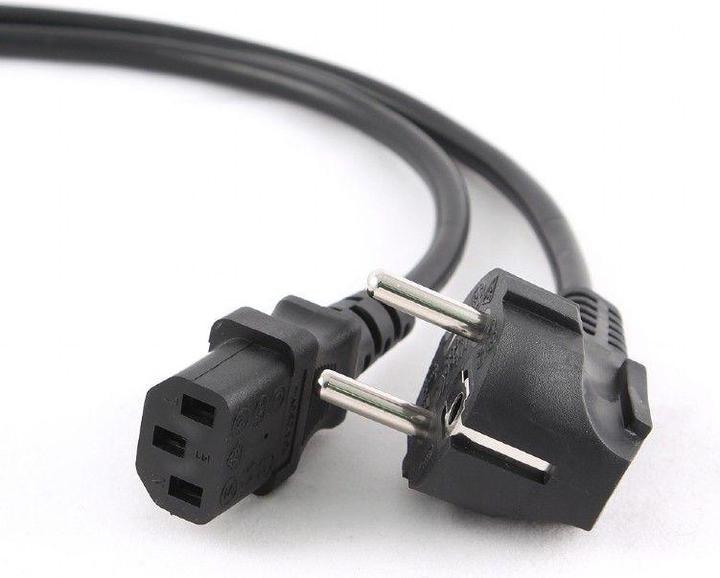 Produktbild Value Stromkabel 1,8m schwarz IEC320 EN60320C13 m/w CEE7/7 gerade (BE)(FR)(DE) (1.80 m)