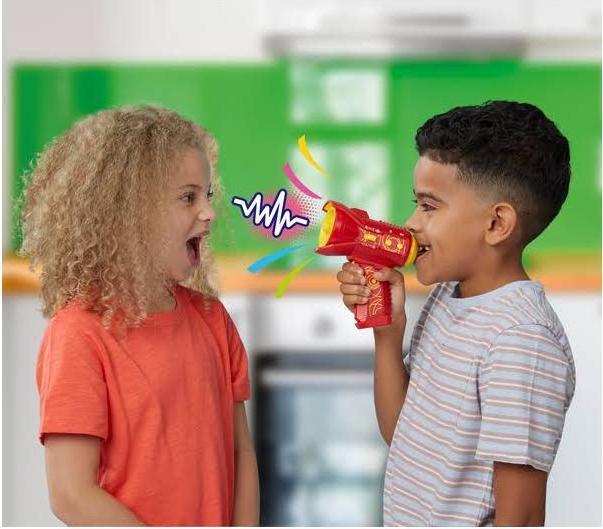 Actual product image Brainstorm Voice transducer megaphone (German, French, Italian, English)