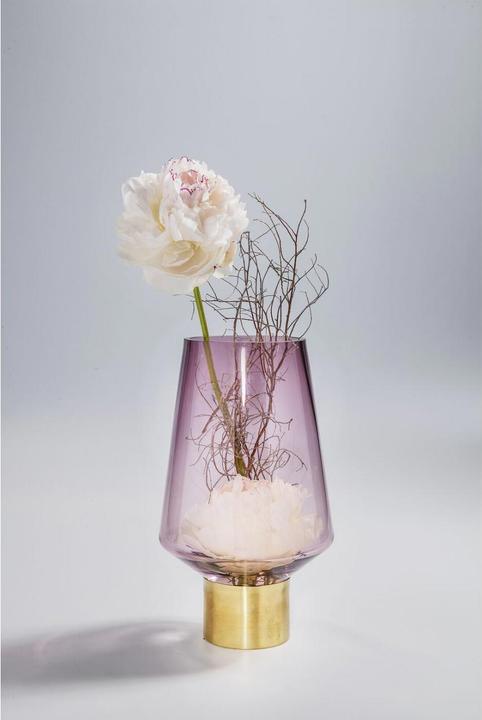 Actual product image Kare Design Vase Noble Ring Purple 26cm (1 x)