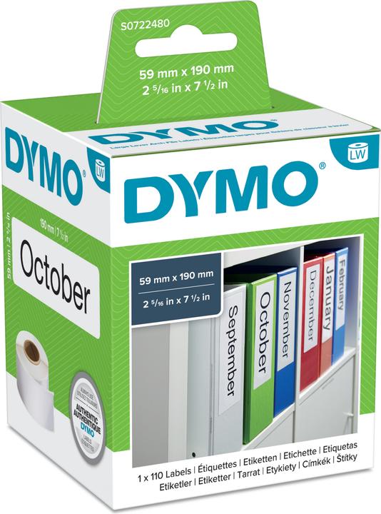 Dymo Ordner-Etiketten