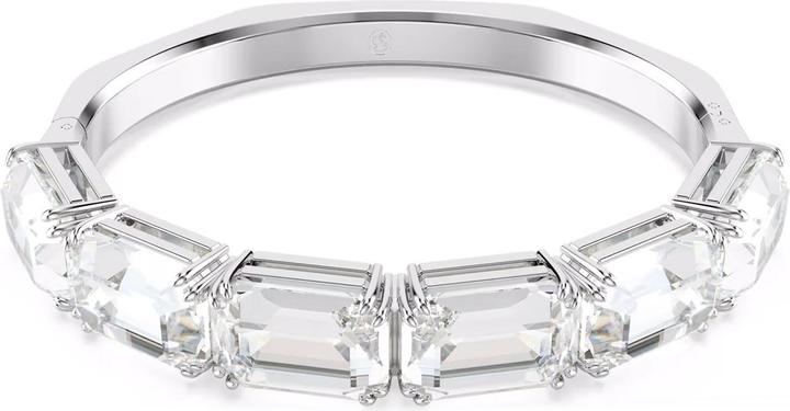 Swarovski Millenia Armreif Oktagon Schliff Weiss (17.50 cm, Swarovski Metall)