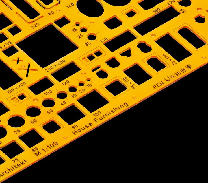 Actual product image Aristo TEMPLATE FURNISHING.1:100 (22.50 cm)