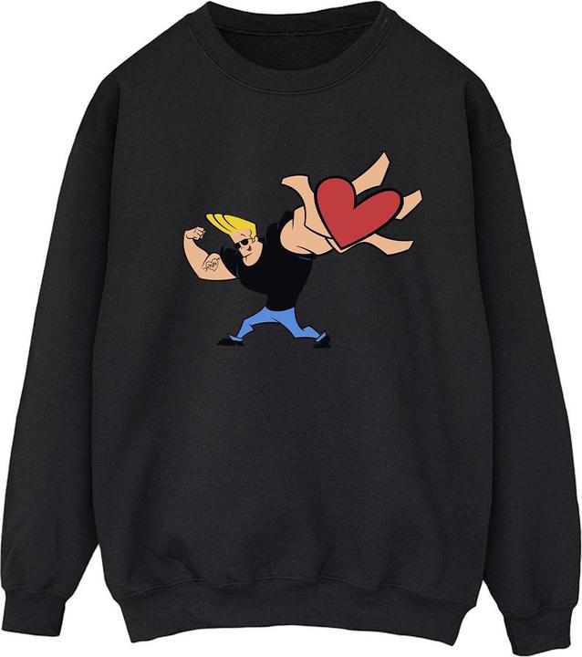 Johnny Bravo Heart Present Sweatshirt (XL)