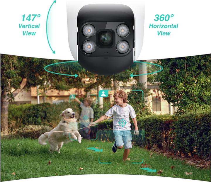 Produktbild Botslab Outdoor Pan / Tilt, Multi-scenes AI recognition, 360° Smart Tracking, Large Aperture Lens, C