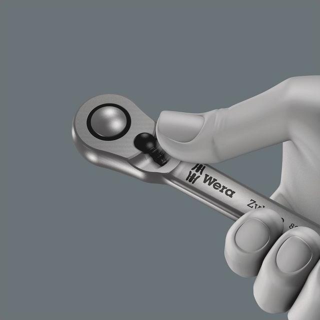 Actual product image Wera 8100 SC 8 Zyklop Metal Ratchet Set (11 mm, 17 mm, 19 mm, 12 mm, 15 mm, 14 mm, 16 mm, 13 mm, 18 mm, 10 mm)