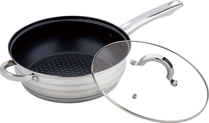 Image du produit Klausberg Set de casseroles en acier inoxydable avec couvercle en verre, 6 pièces (Ensemble de casseroles et de poêles de cuisson, Acier inoxydable)
