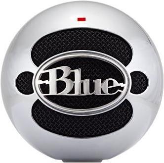 Actual product image Blue Snowball - Brushed aluminum