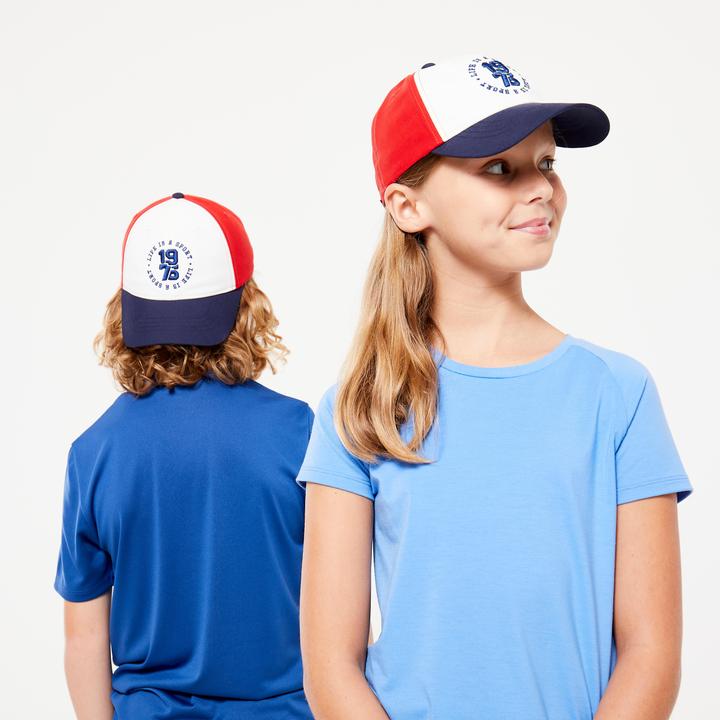 Image du produit Decathlon Casquette enfant - W500 bleu/blanc