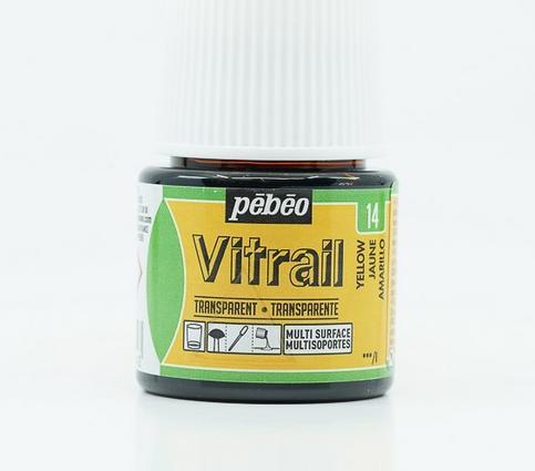 Image du produit Pebeo Vitrail Transparent (Jaune d'œuf, 45 ml)