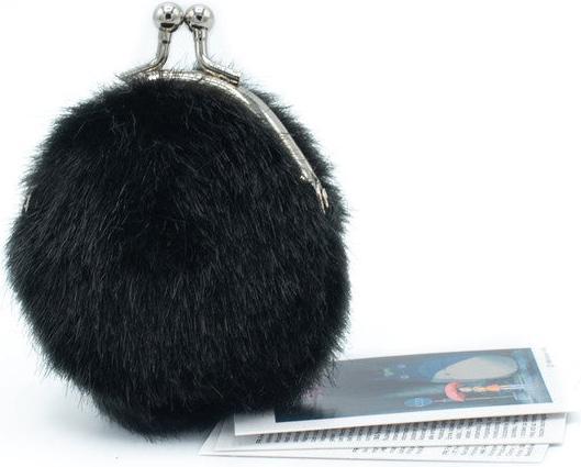 Actual product image - Porte-Monnaie Peluche Mini Noiraude - 8 cm