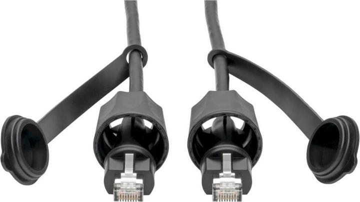 Produktbild Eaton Industrial Cat5e/Cat6 STP Ethernet Cable - RJ45m/M CMX Outdoor IP68 26 AWG TAA 23 ft (S/UTP, CAT6, 7 m)