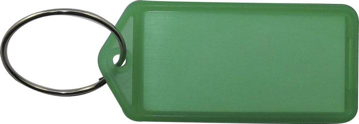 Actual product image Reiher Key fob - with paper insert, transparent green plastic