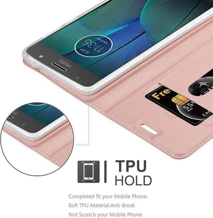 Produktbild Cadorabo Book Classy Style Cover (Motorola Moto G5S)