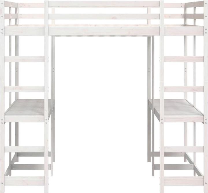 Actual product image VidaXL Loft bed with desk & ladder (180 x 200 cm)