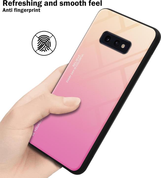 Produktbild Cadorabo TPU 2 Farben Glas Cover (Samsung Galaxy S10e)