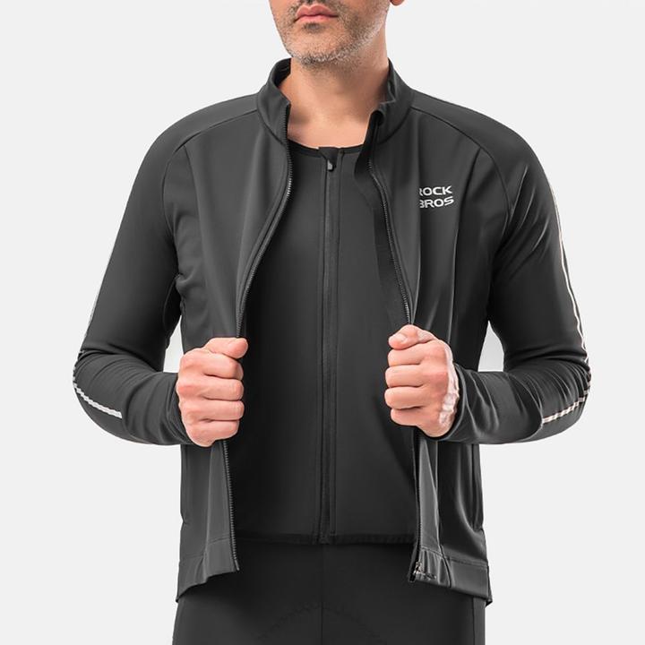 Image du produit Rockbros 15400002005 maillot de cyclisme manches longues automne/hiver XXL - black (XXL)