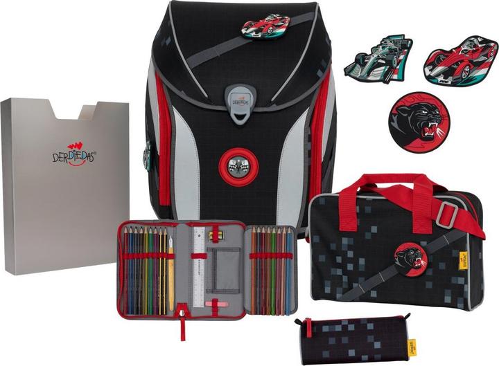 Produktbild Derdiedas ErgoFlex Max Schulrucksack Set Speed Power (22 l)