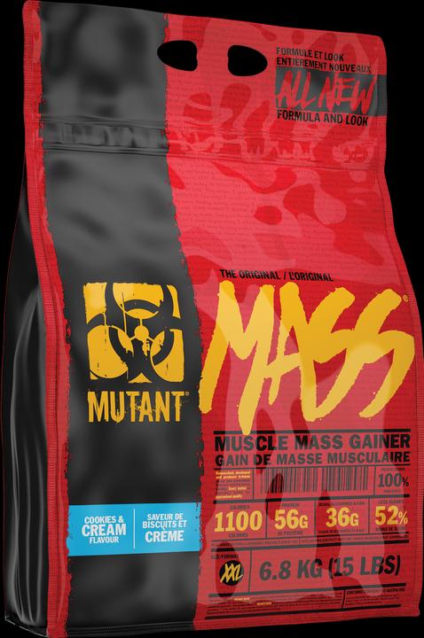 Produktbild Gladiatorfit Gainer Mutant Mass 6.8kg Mutant (Cookies and Cream, 1 Stk., 6800 g)