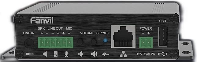 Actual product image Fanvil PA3 SIP Paging Gateway