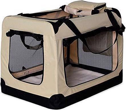Produktbild Dibea Hundetransportbox (Hund, Katze, Waschbar, Atmungsaktiv, Abschliessbar, Faltbar)